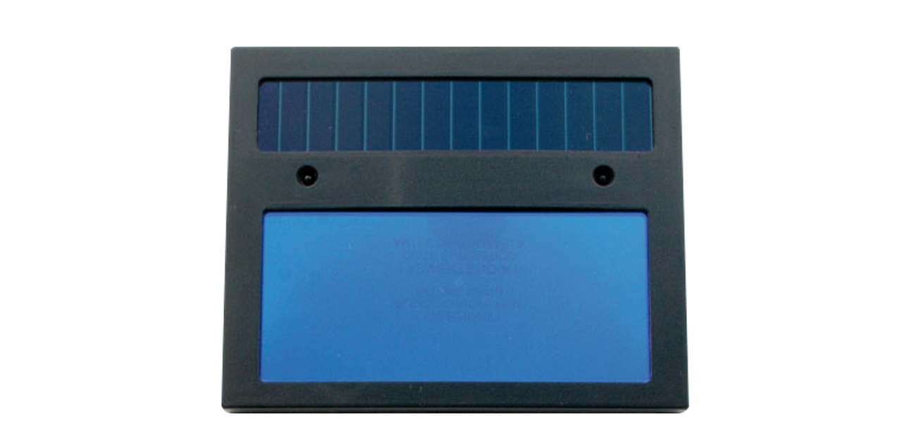 Automatikkassette Darkwin mit Solarzelle und Einstellknöpfen für Sensitivität, Abdunkelung und Verzögerung