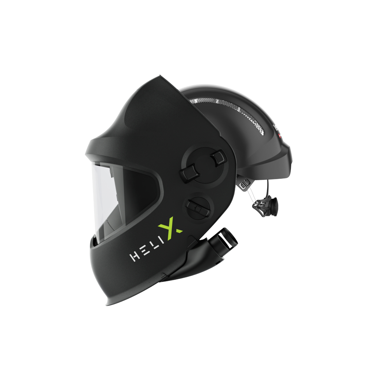 optrel® HELIX QUATTRO pure air, schwarz, 3/4-13