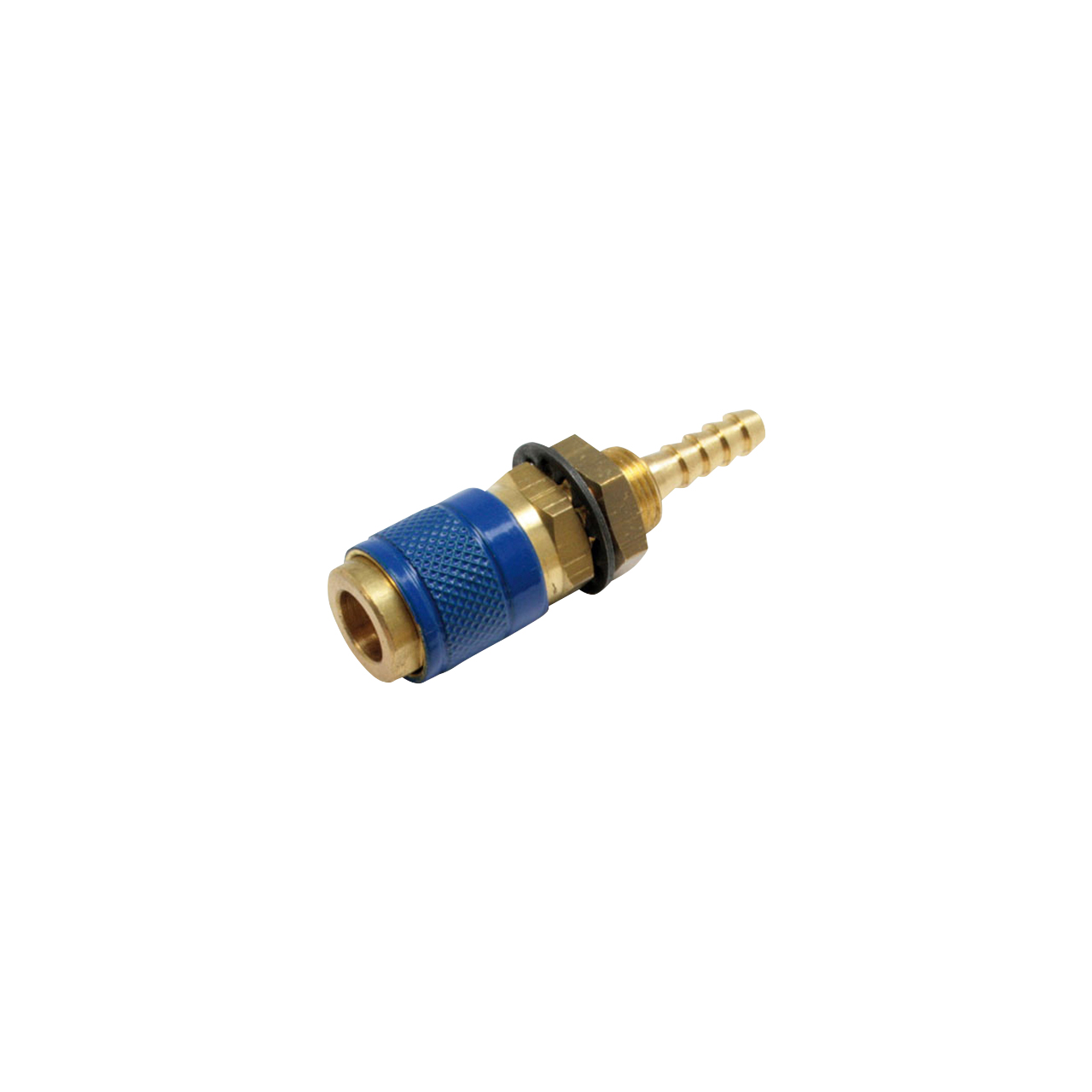 Schnellkupplung NW 5, Tülle Ø 6 mm, blau