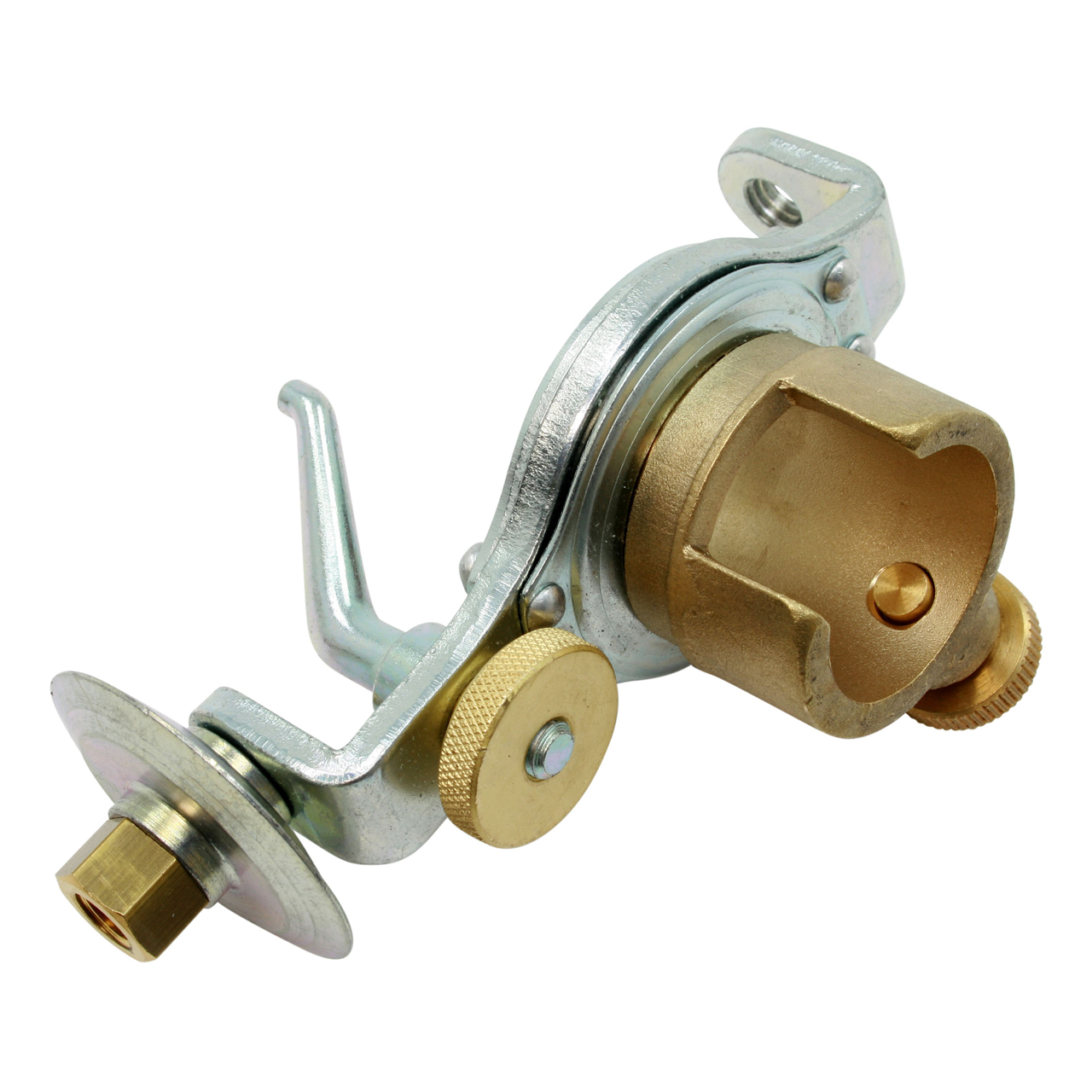 Kugellagerrundführung aus Metall mit verstellbaren Messingkomponenten und Hebel