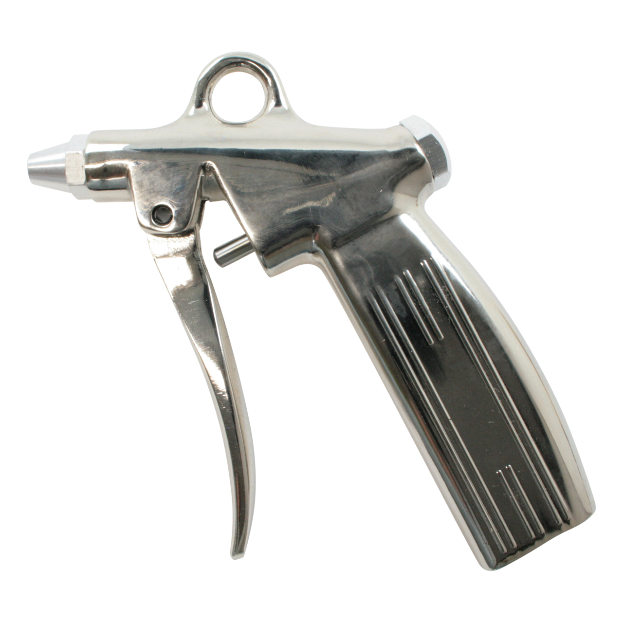 Ausblaspistole aus Metall mit ergonomischem Griff und Abzug