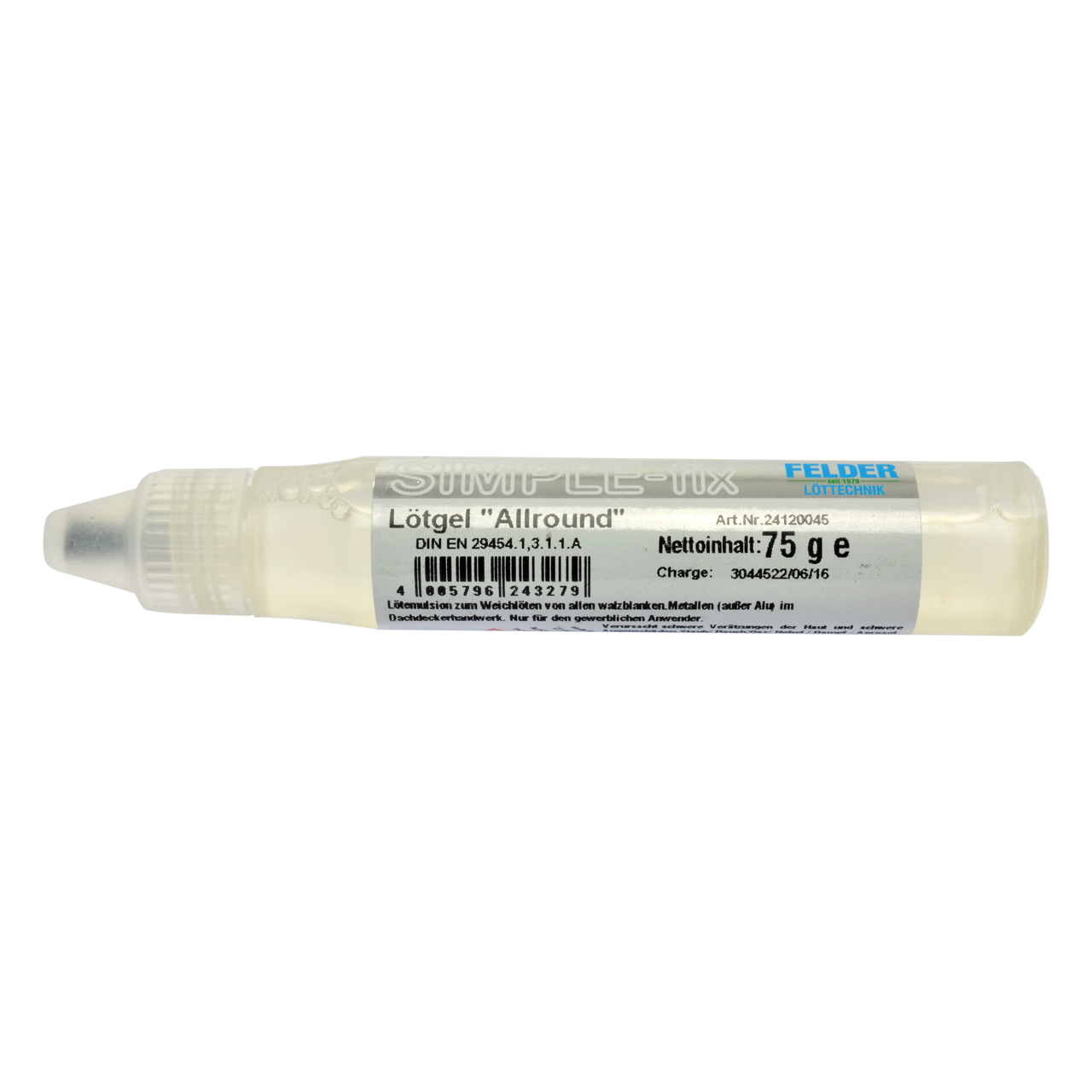 Löt-Gel Allround nach EN 29454 (F-SW 12), 75 g Simple Fix Flasche