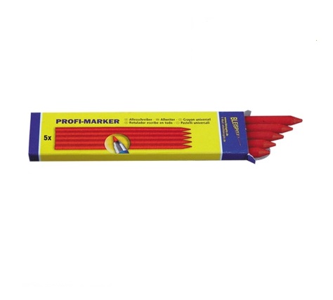 Ersatzmine für Profi-Marker, rot, 5er VE passend zu Profi-Marker