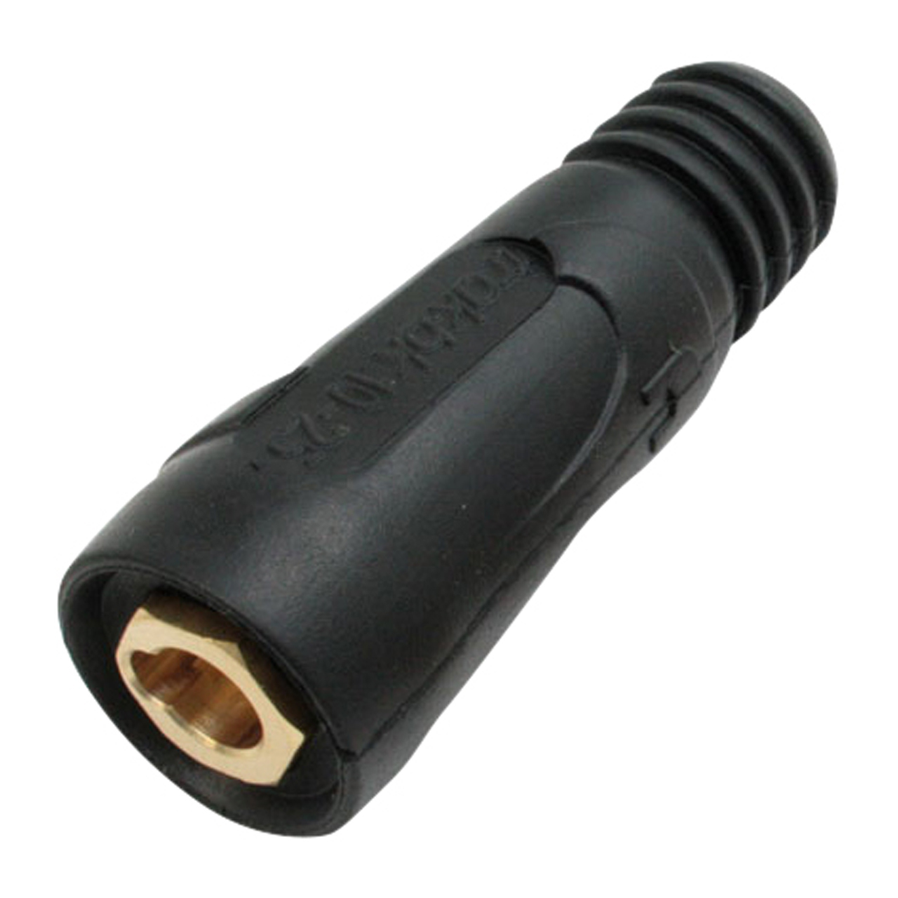Schweißkabelkupplung, Buchsenteil 25 mm², Dorn 9 mm, 200 A