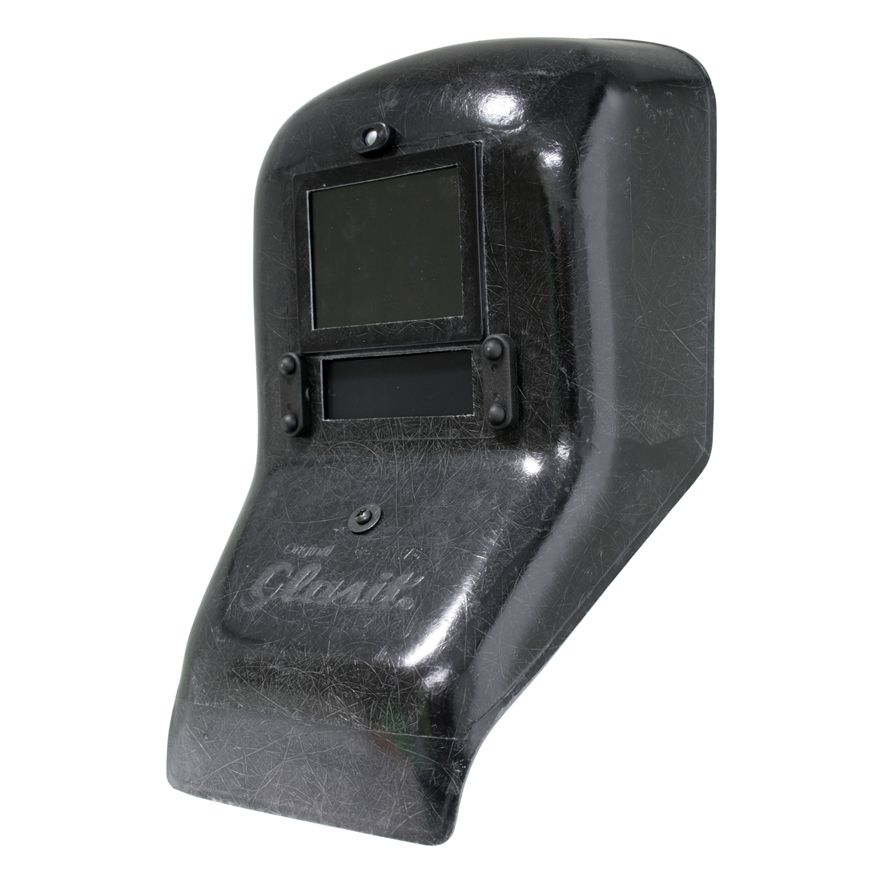 Freisichtschutzschild GLASIT 5050 - gekröpft, m. Vorsatzglas u. DIN 9 Filterglas