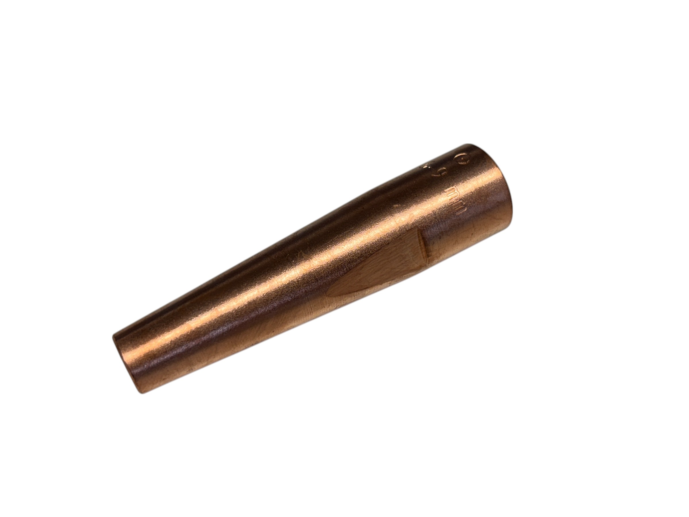 Kupferfarbene zylindrische Körper