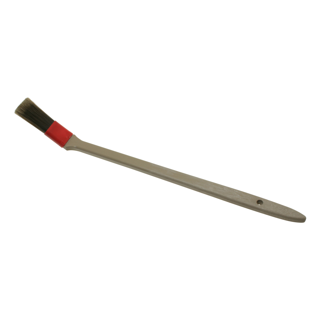 Beizpinsel, beige, abgewinkelt, Länge 39 cm, flach, Kunststoffstiel