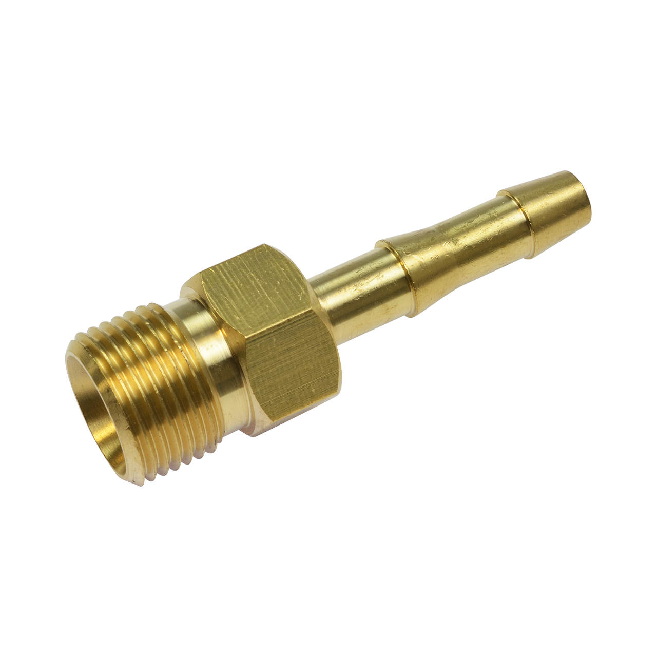 Einschraubschlauchtülle, Gewinde 3/8'' RH, Ø 6 mm