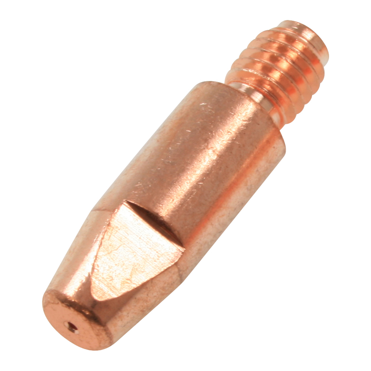 Kupferne Stromdüse mit Gewinde M6x28 für Schweißgeräte