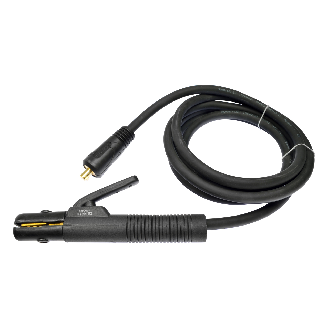 Schweißkabel Neopren, mit Elektrodenhalter 600 A, 95 mm², Dorn 13 mm