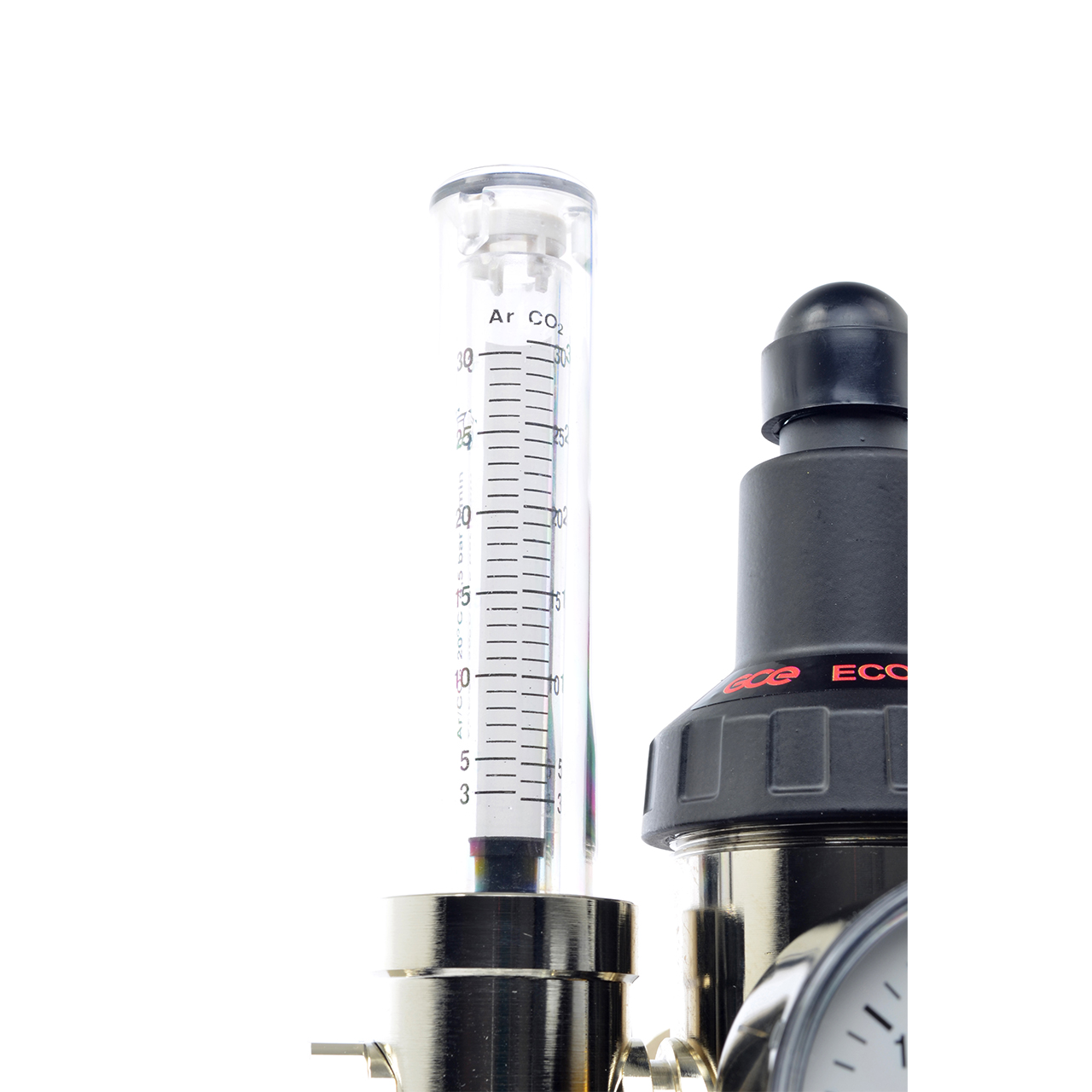 Gasspardruckminderer ECOSAVER+ 300 bar, mit Flowmeter 3 - 30 L/min