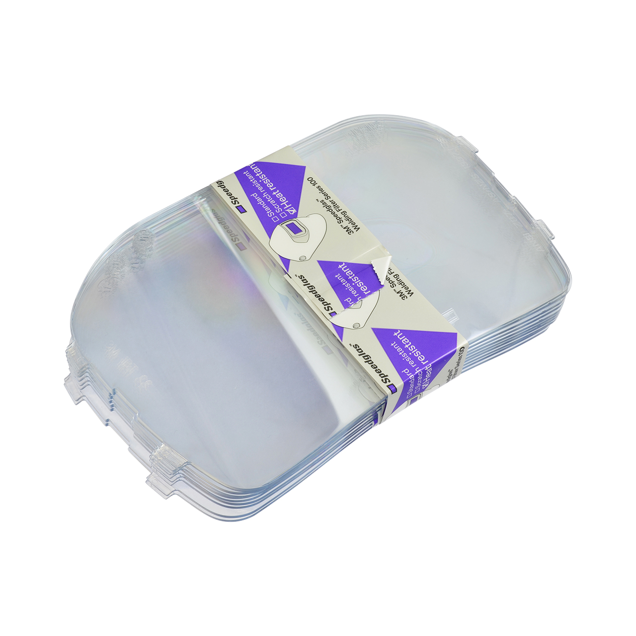 Äußere Vorsatzscheiben SPEEDGLAS 100, 140 x 85 mm, extra kratzfest, 10er-Pack