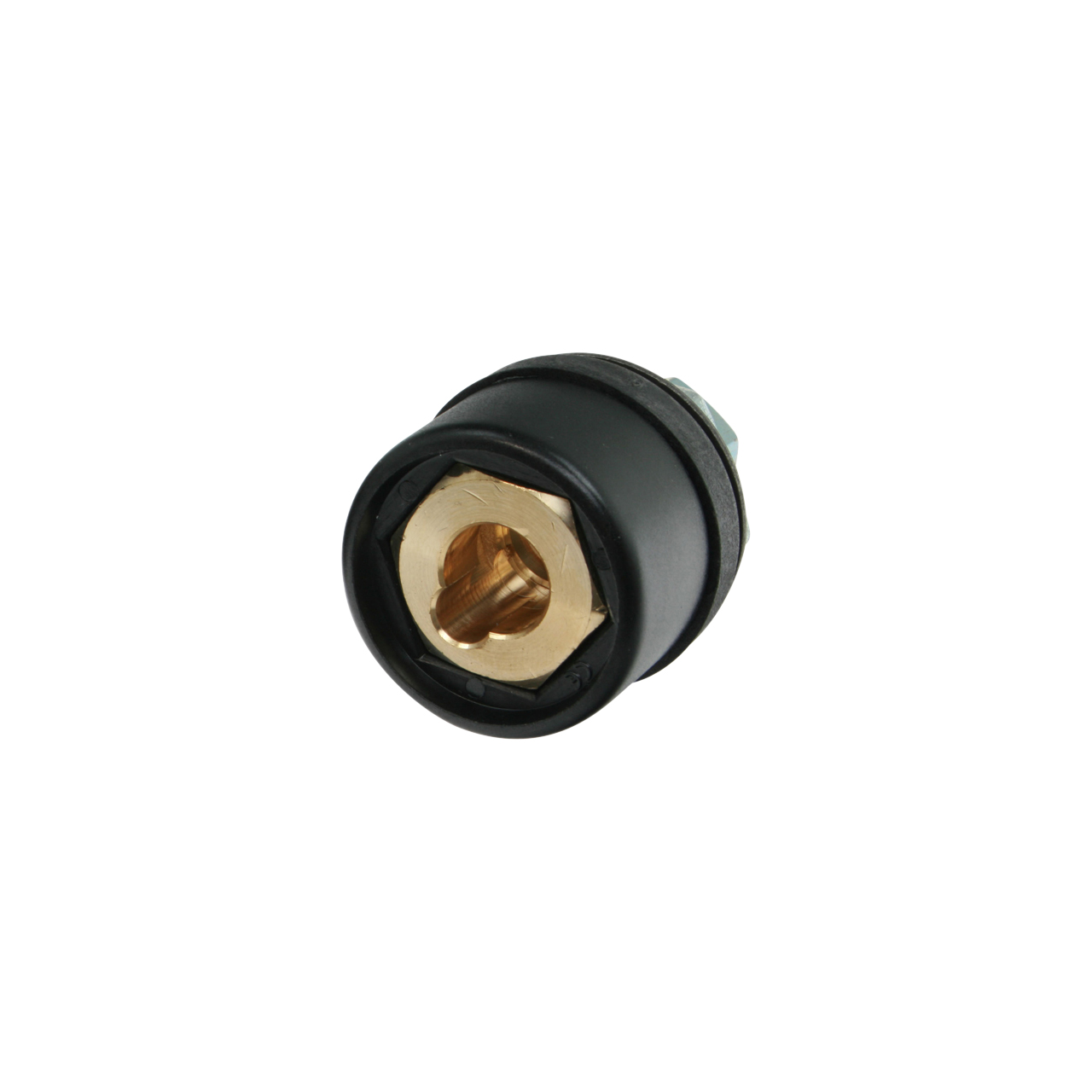 Einbaubuchse 70-95 mm², Dorn 13 mm, M12, kurze Isolierung