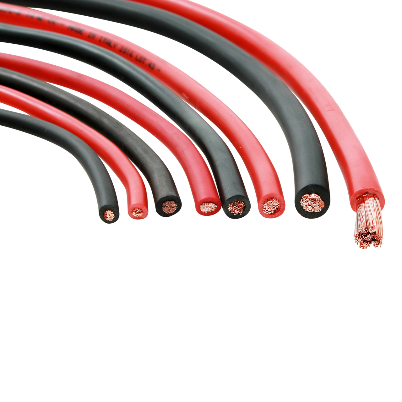 Batteriekabel Hi-Flex/Simplex, H07V-K, Meterware, PVC Mantel, 35 mm², schwarz