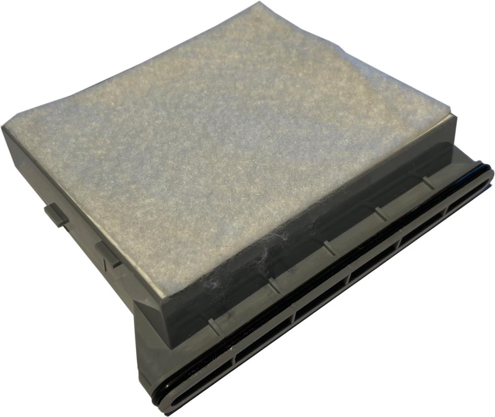 Filtereinsatz für Optrel Swissair Schweißhelm in rechteckiger Form mit grauem Filtermaterial