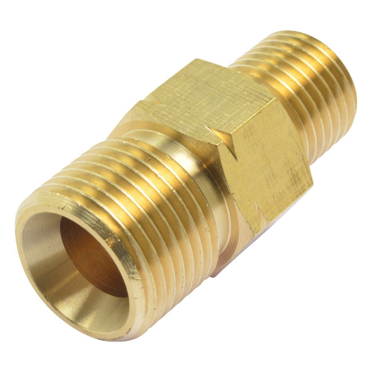 Doppelnippel, 1/4'' LH x 3/8'' LH