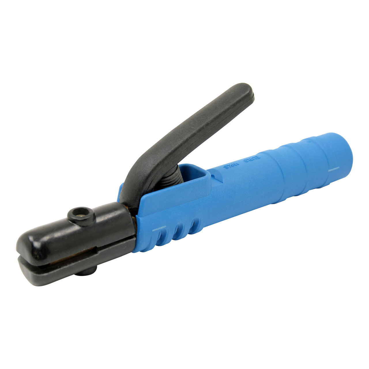 Elektrodenhalter Standard mit blauem Griff und schwarzem Hebel für Schweißelektroden bis 300 Ampere