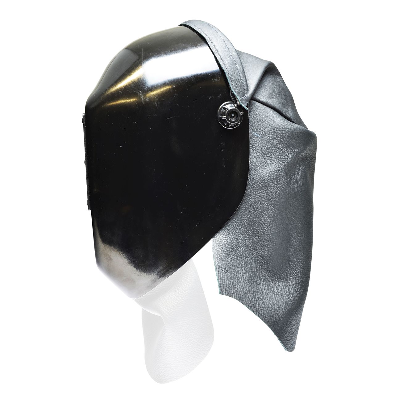 Kopfschutz für GF-K 4 Kopfschirm, aus Leder, mit selbstklebendem Klettverschluss