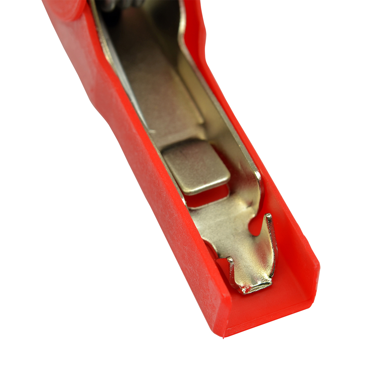 Rote Batterieklemme mit Metallkontakt für 40 Ampere