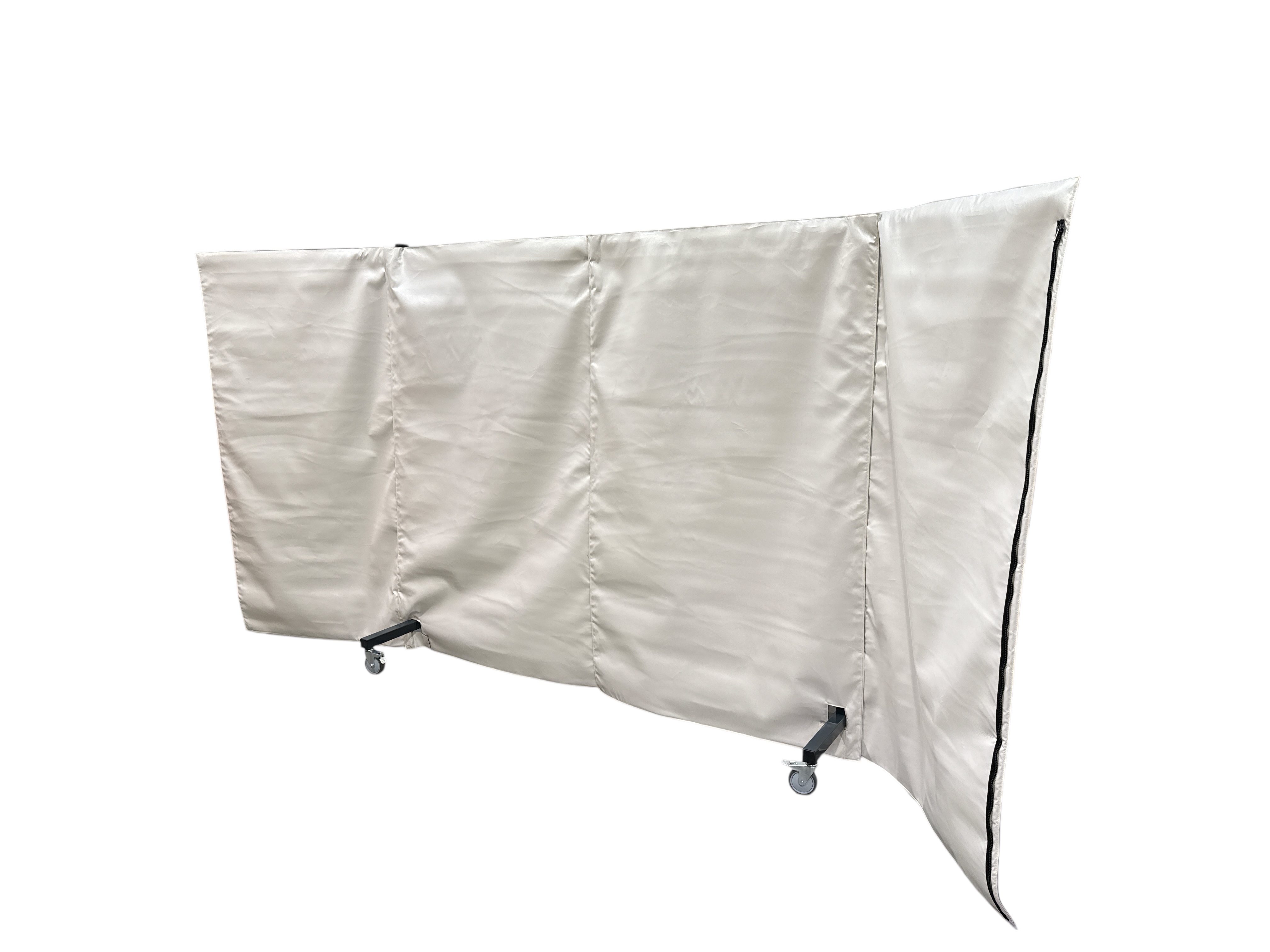 SST4 Schutzwand, mit 2 Schwenkarmen, 2 x 3,9 m, mit Laserschutzvorhang 