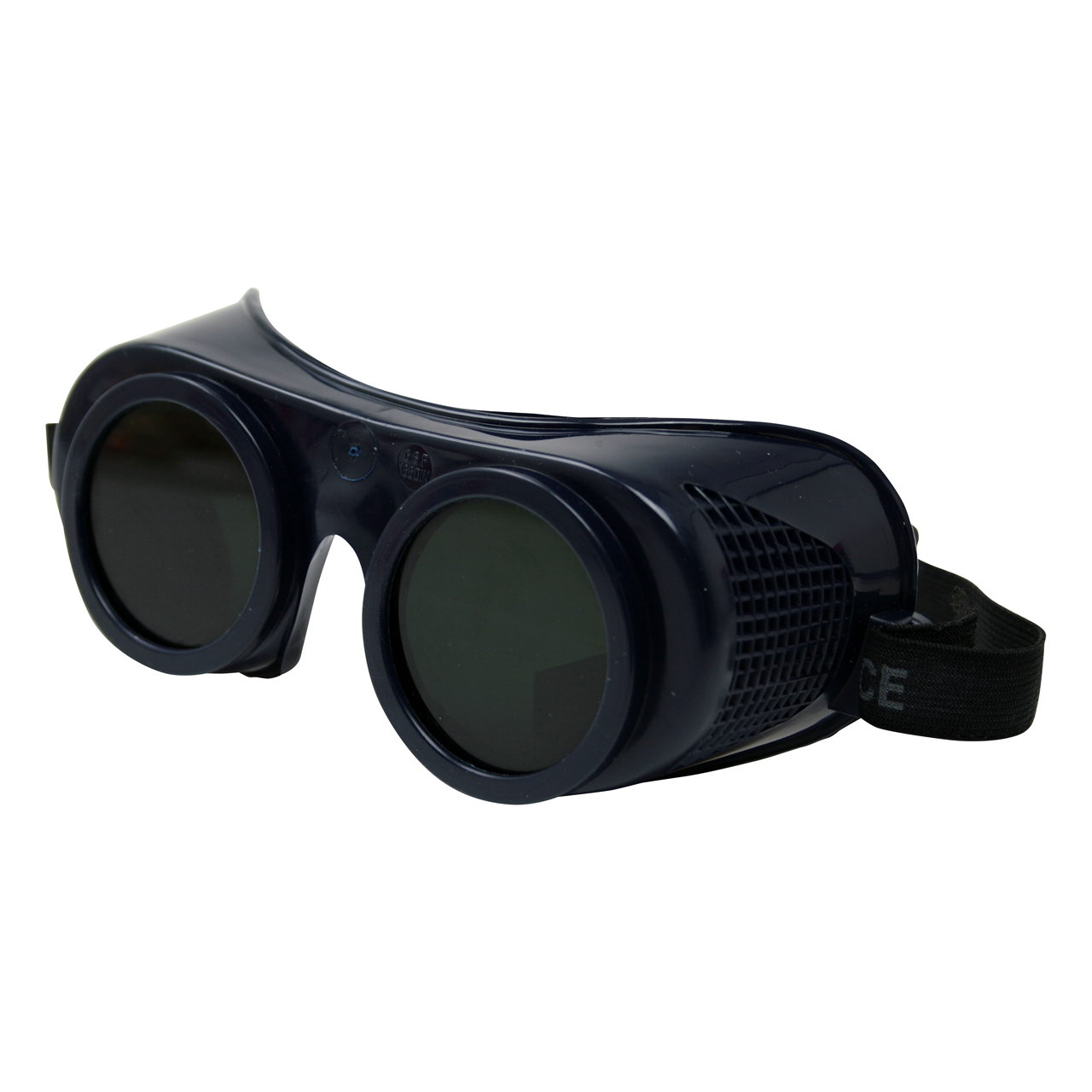 Korbbrille aus Weich-PVC mit PC Scheibe, klar, Ø50 mm