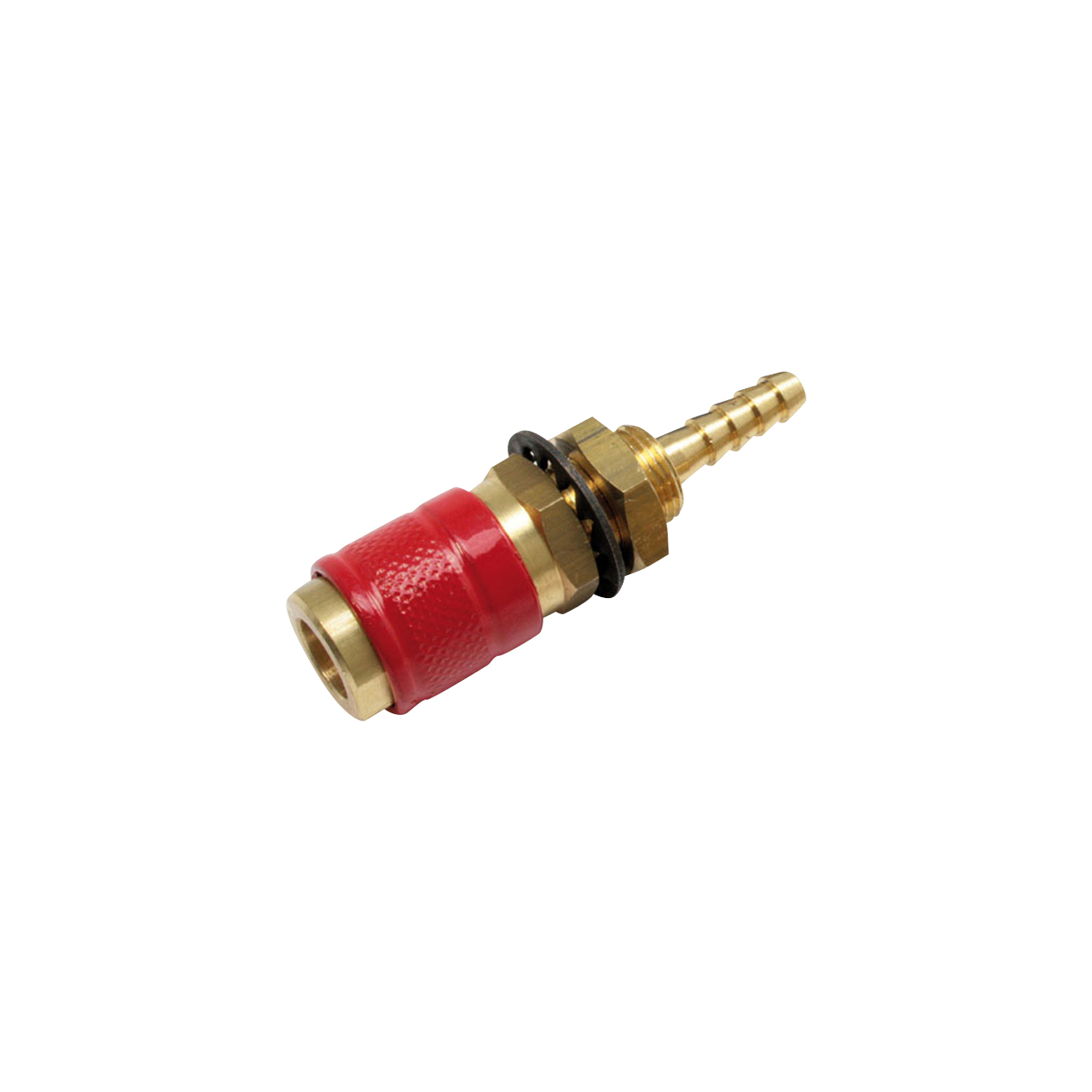 Schnellkupplung NW 5, Tülle Ø 6 mm, rot