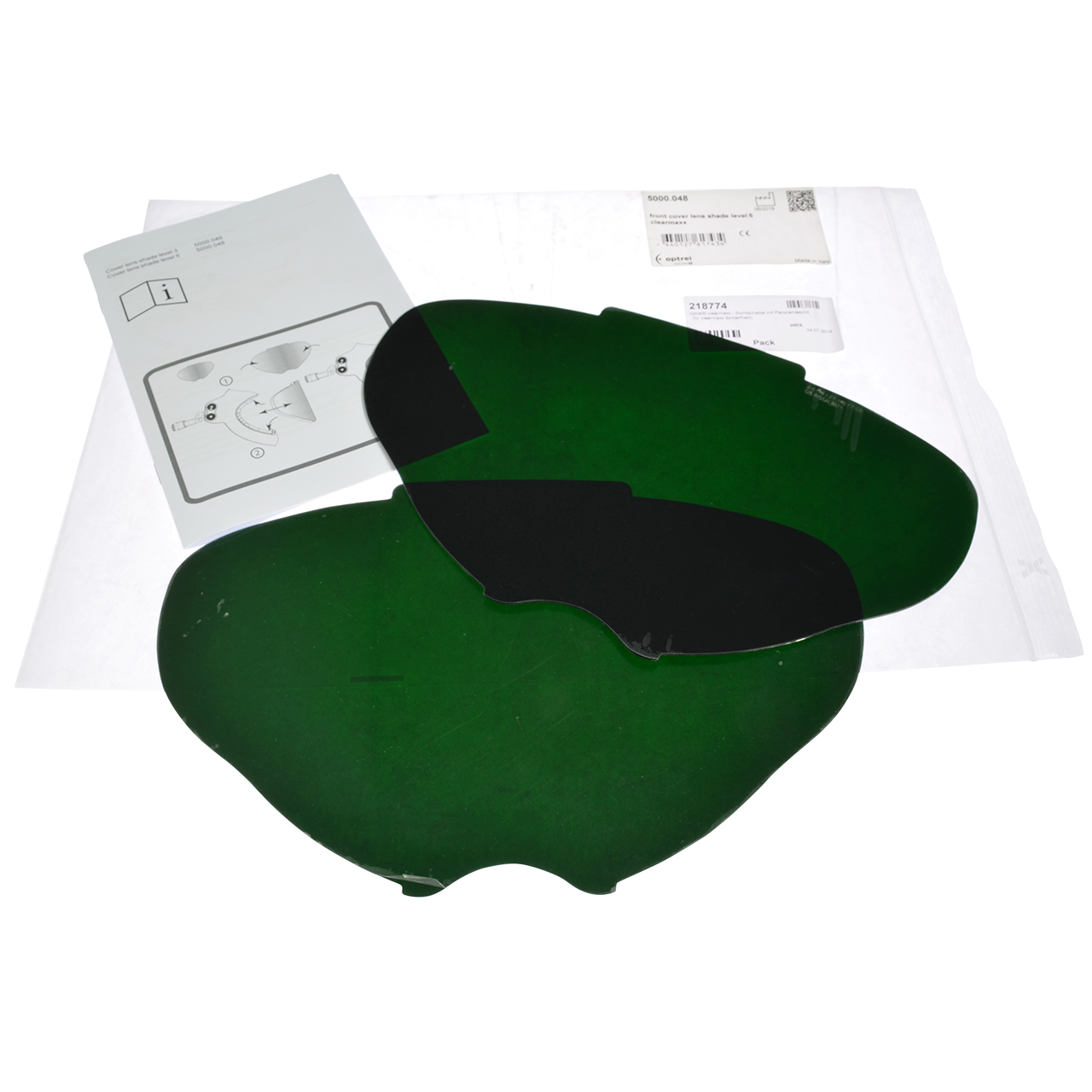 optrel® clearmaxx - Sichtscheibe DIN 3 mit Panoramasicht, 2er Pack