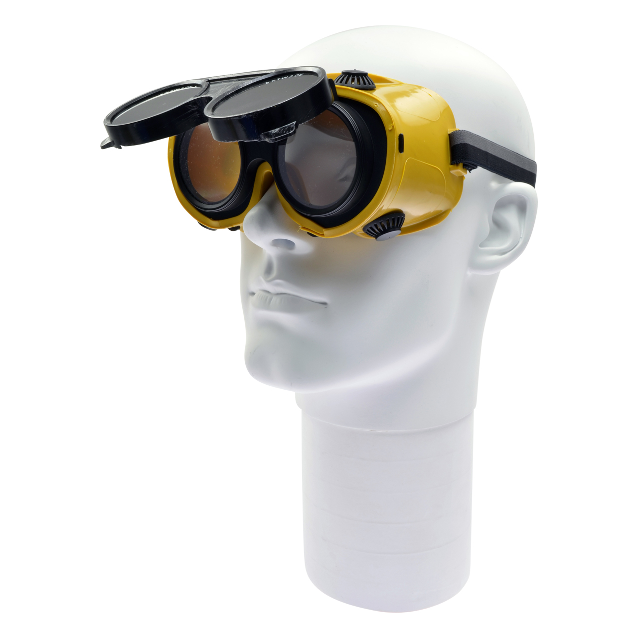 Schweißerbrille mit Klapprahmen, Gläser Ø 50 mm, klar, splitterfrei