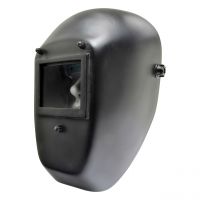 WKS Schweißer-Kopfschutzschild GF-K 4, 90 x 110 mm, schwarz, ohne Gläser