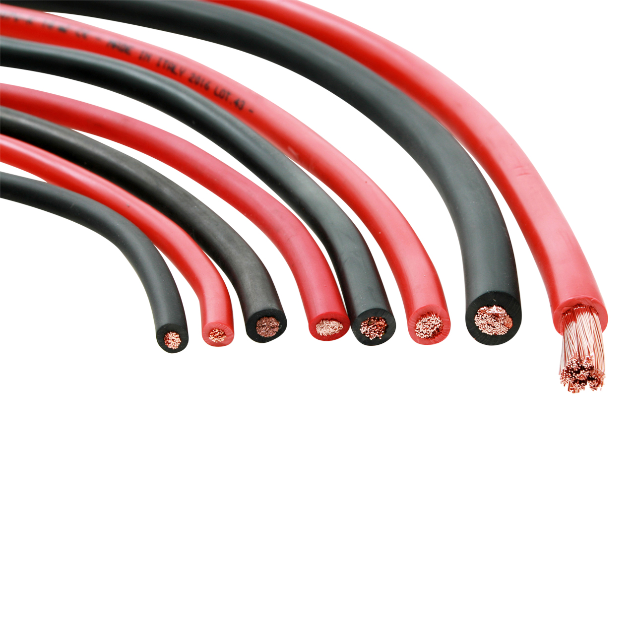 5m Batteriekabel Aderleitung 4 mm² H07V-K Stromkabel Kabel PVC rot
