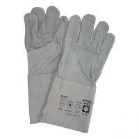 Schweißerhandschuh Spaltleder, 5-Finger, MAX, EN 388/407/420