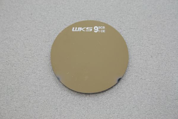 WKS Filterglas, EU-Ware, goldverspiegelt, Ø 50 mm