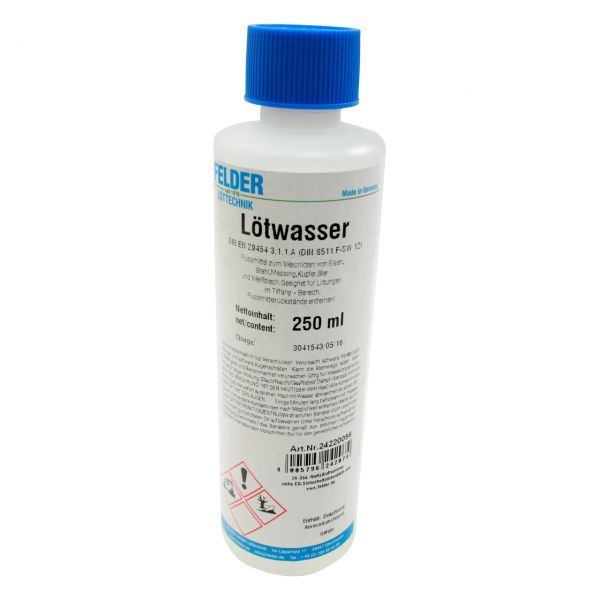 Lötwasser F-SW12 nach EN 29454, in Kunststoffflasche
