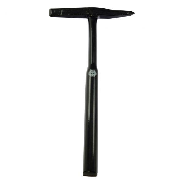 Schlackehammer, Ganzstahl, 350 g, schwarz lackiert und geschliffen