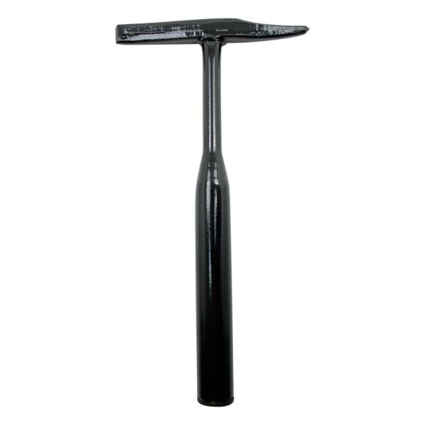 Schlackehammer, Ganzstahl, 430 g, lackiert und geschliffen, schwarz