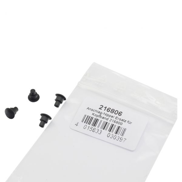 Anschlag-Nippel Ersatz für Kopfband 216800, 4 Stück/Pack