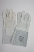 Handschuh aus Kombileder, Kat. 2, 5-Finger, Stulpe verstärkt ca. 35 cm