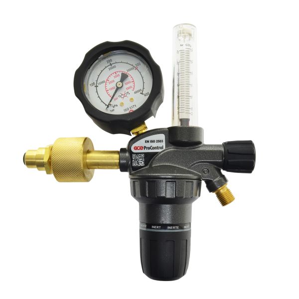 Flaschendruckminderer ProControl, Argon/Co2, 300 bar, 0 - 30 l/min, Flowmeter