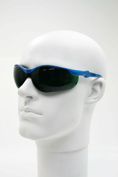 Schutzbrille SPORT mit grüner DIN 5 PC-Scheibe, UV-Schutz 0 - 400 nm