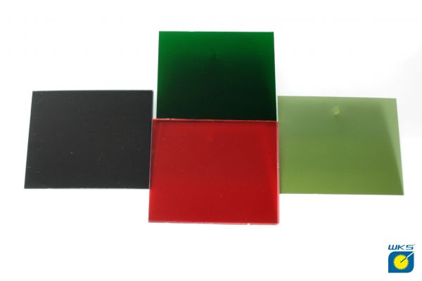 Kunststoff Plattenware DIN 5, grün, Stärke 1,3 mm