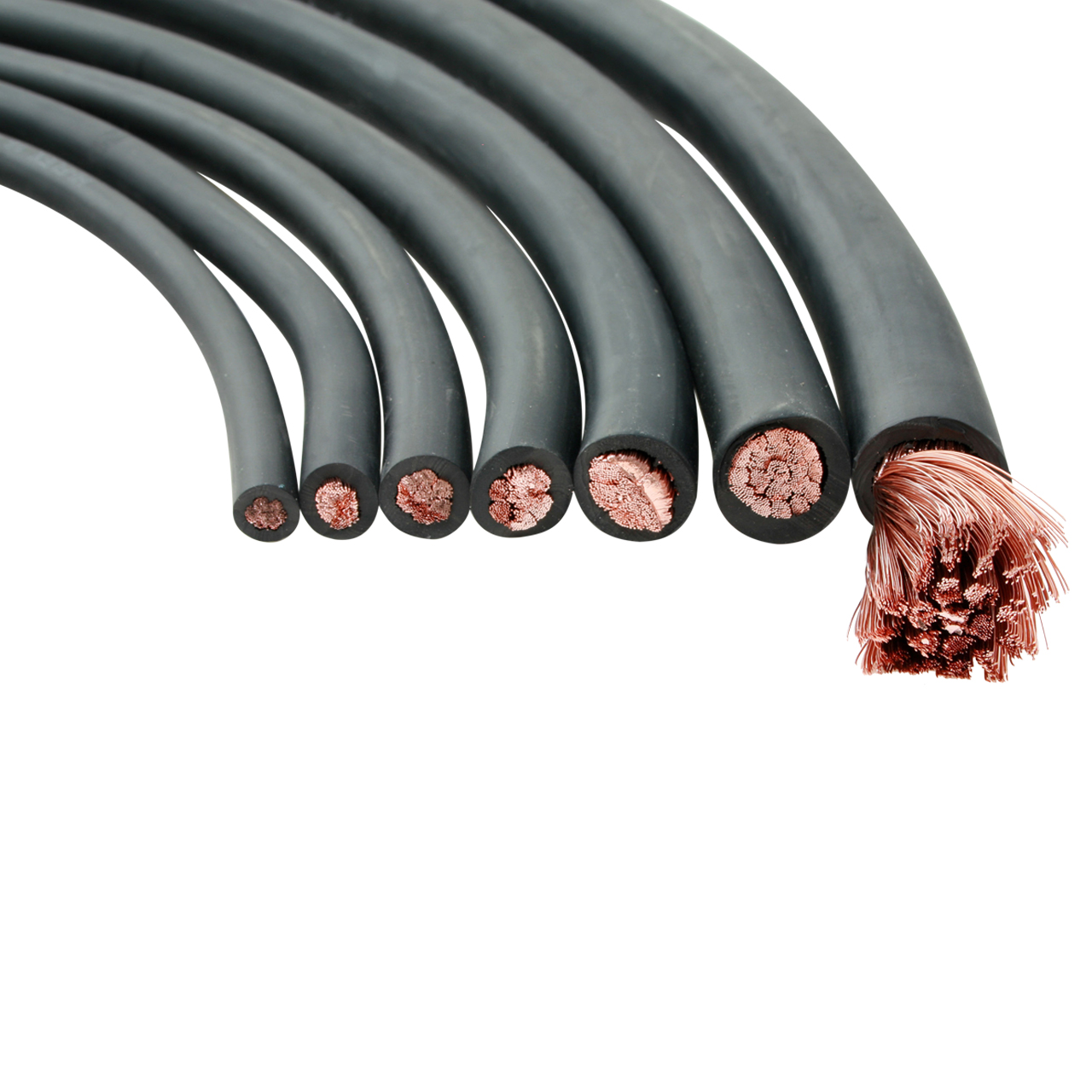 Schweißkabel Hi-Flex/Simplex, Meterware, PVC Mantel, schwarz, Schweißkabel  Hi-Flex, mit PVC Mantel, schwarz, Schweißkabel, Kabel, Schweißzubehör