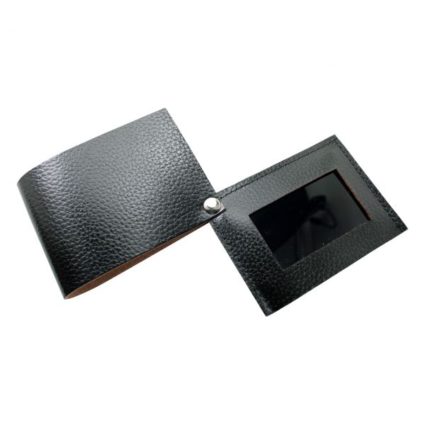 Taschenschutzschild mit Etui, mit INFRAZOR Ofenschauglas, DIN 4/7, 90 x 55 mm