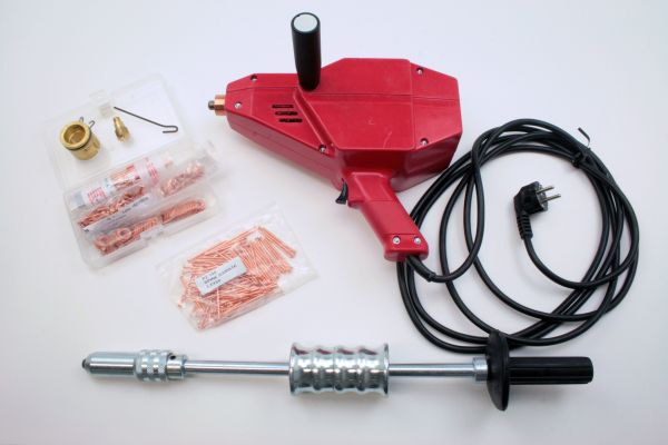 MINISPOTTER Bolzenschweißgerät, mit Zubehör, im roten Kunststoffkoffer