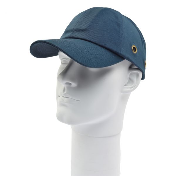 Baseball Cap, integrierte Anstoßkappe, dunkelblau