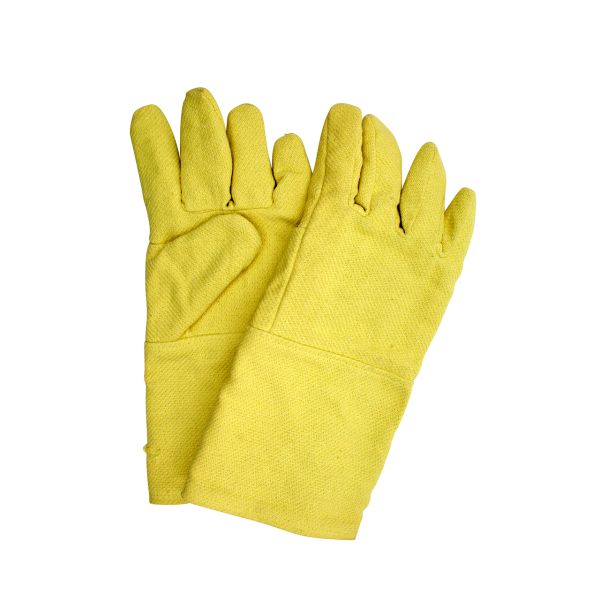 Hitzeschutzhandschuh aus KEVLAR®/ Paraaramid, 5-Finger Handschuh, gelb